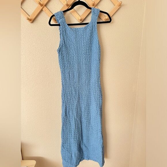 Dee Elly Twist Strap Maxi Dress Blue Sz M - Picture 3 of 12